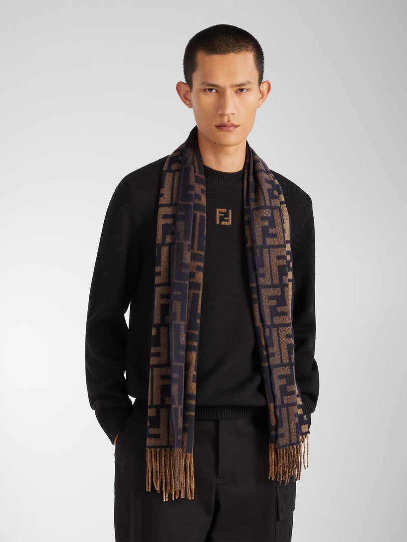 FF wool and cashmere scarf