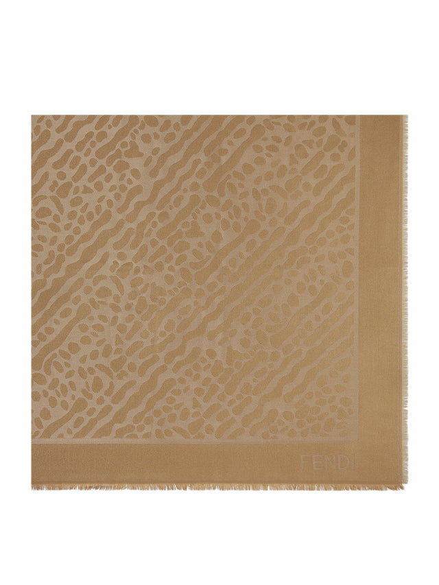 Wool and silk shawl