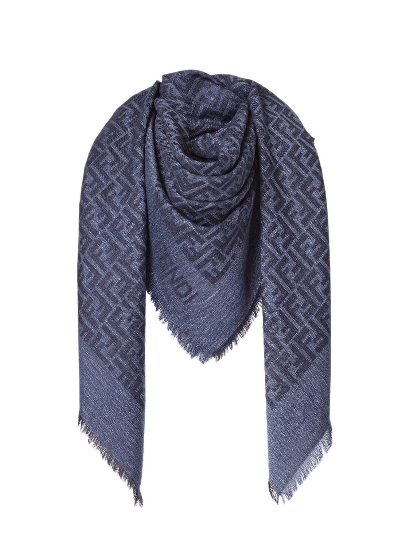 FF cotton and wool shawl