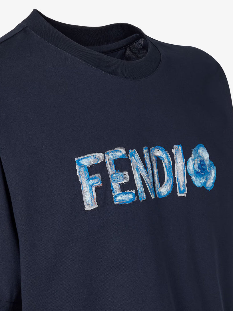 T-shirt con logo
