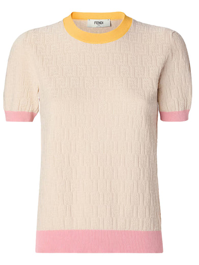 Maglia in cotone e seta