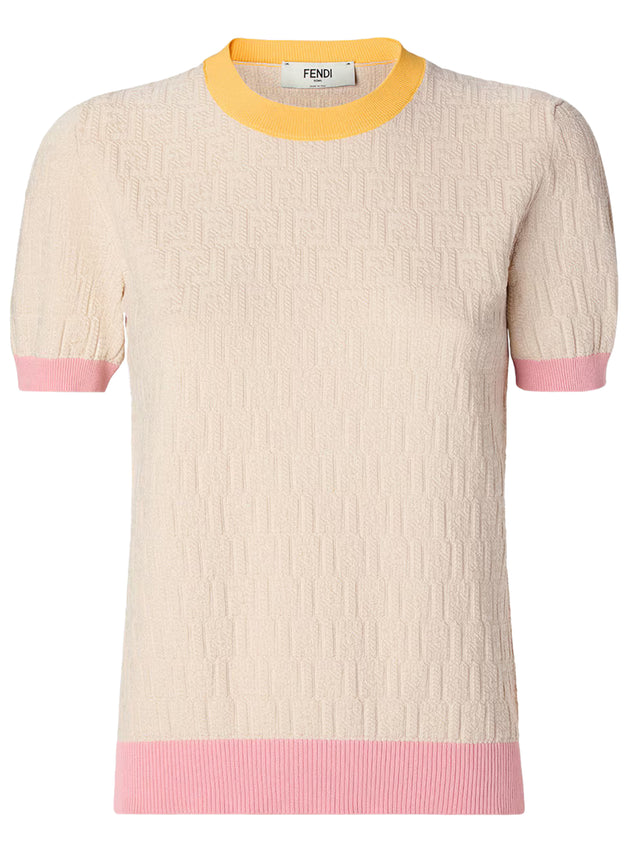 Maglia in cotone e seta