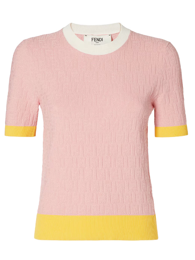 Maglia in cotone e seta
