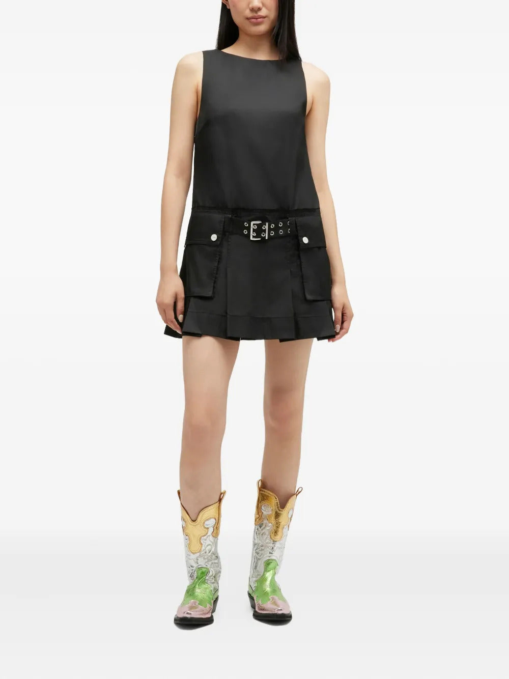 Duchesse Nylon Mini Dress