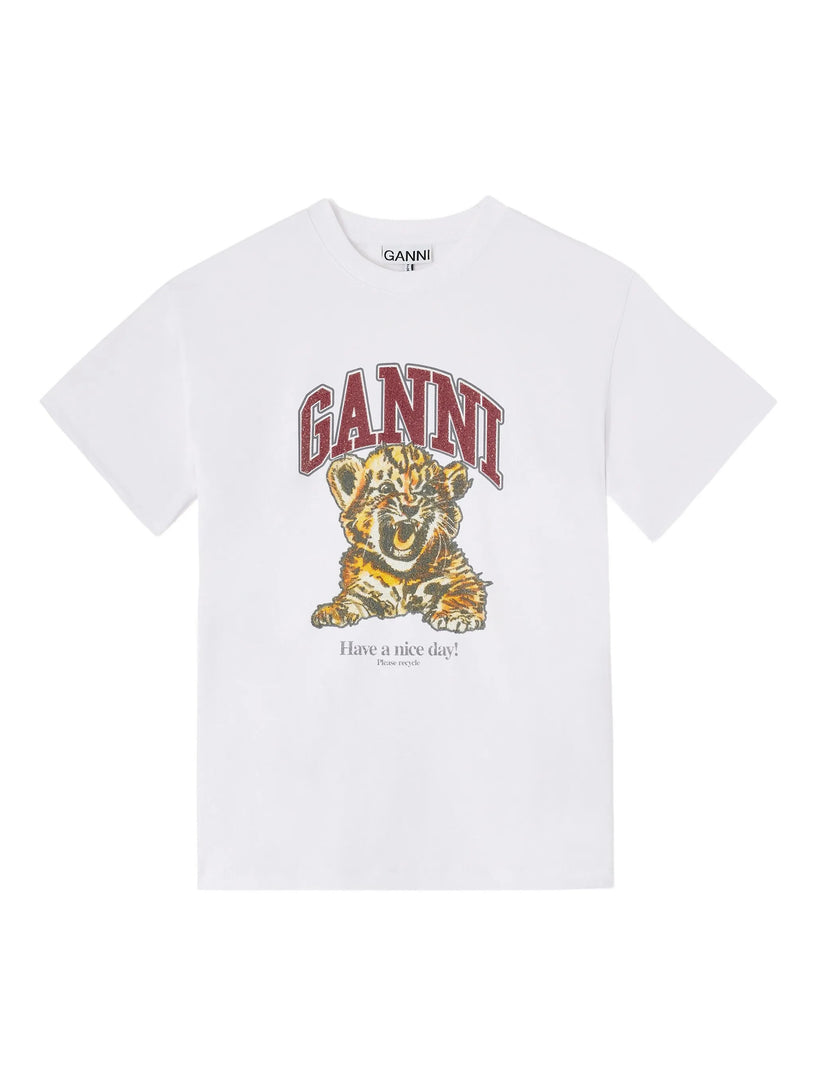 Beaded tiger t-shirt