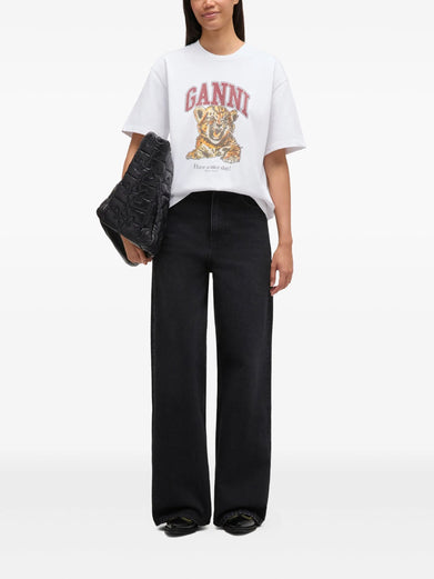 Beaded tiger t-shirt