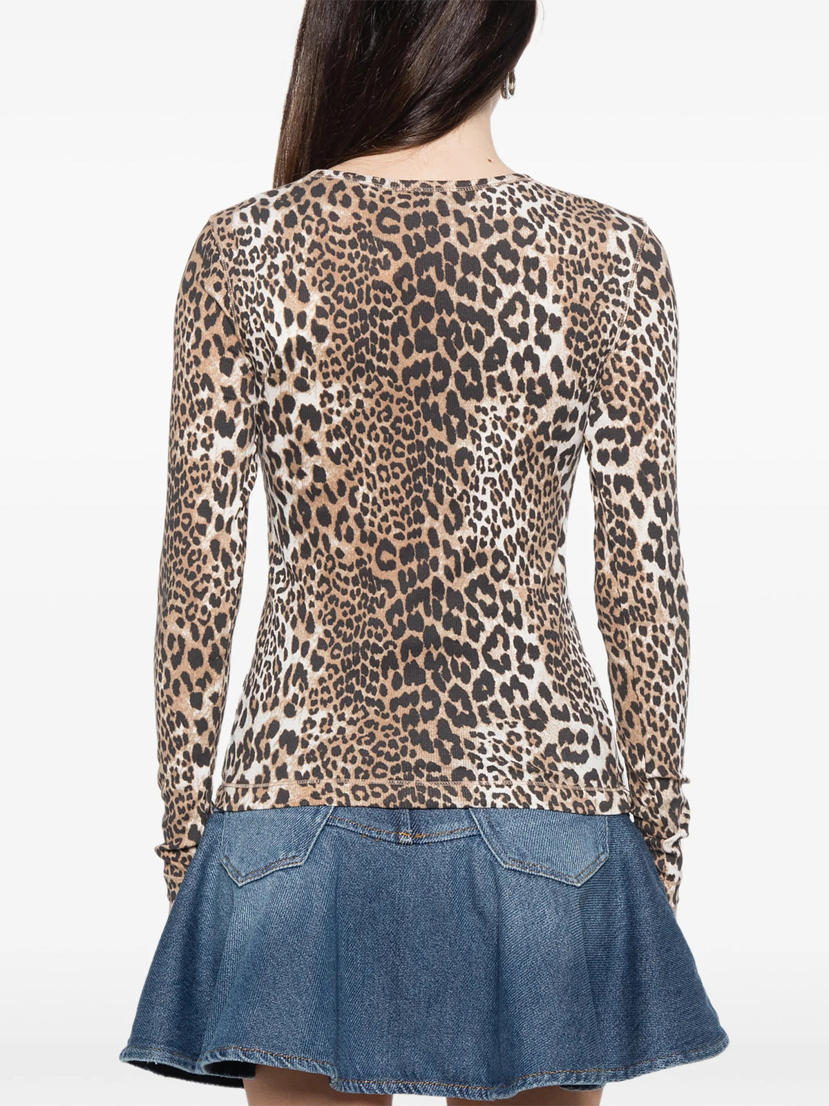 T-shirt leopardata