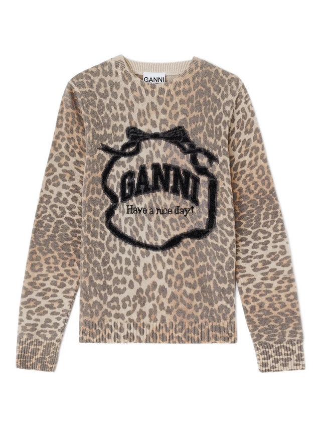 Graphic Wool Jumper