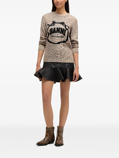 Graphic Wool Jumper