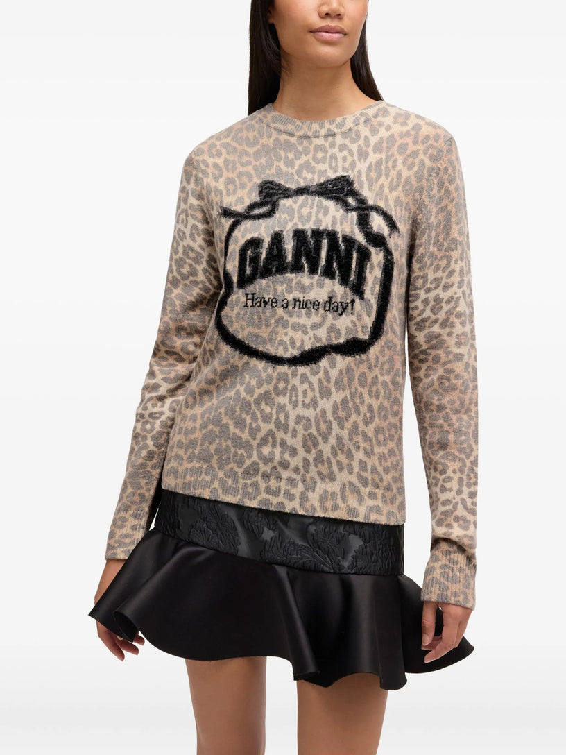 Graphic Wool Jumper