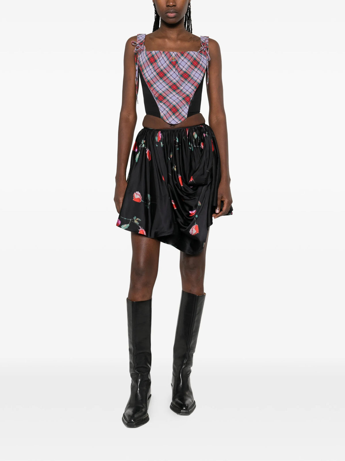 Printed miniskirt