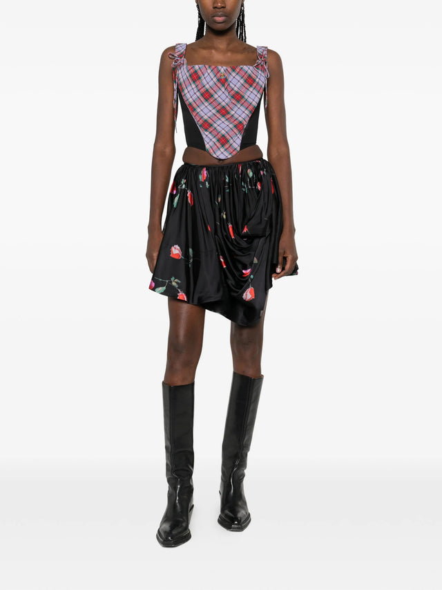 Printed miniskirt