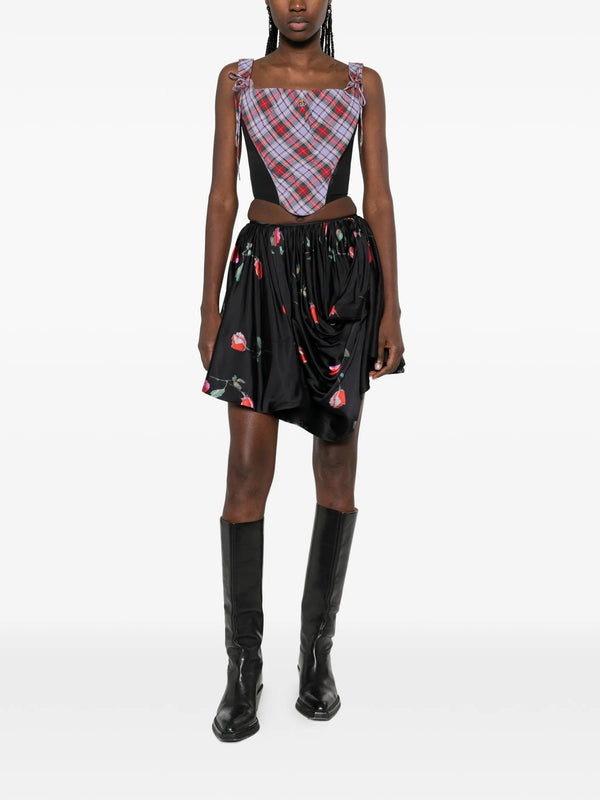 Printed miniskirt