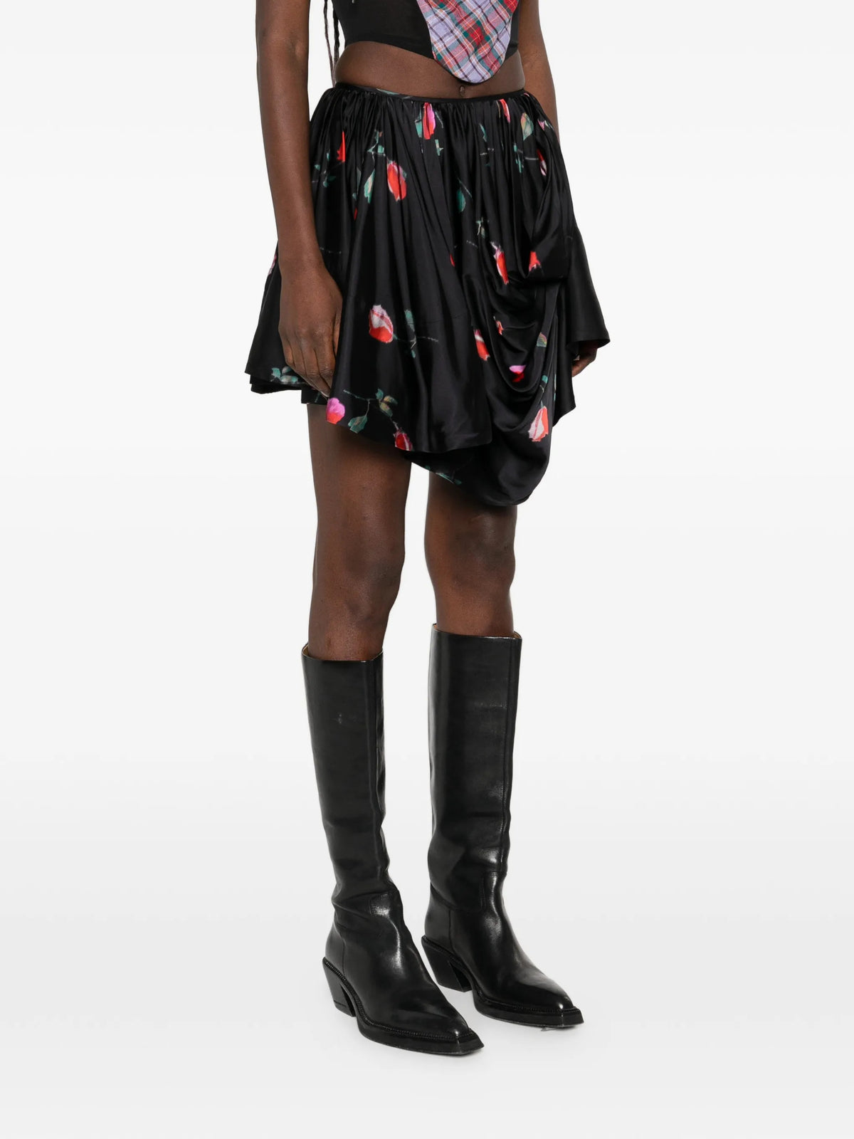 Printed miniskirt