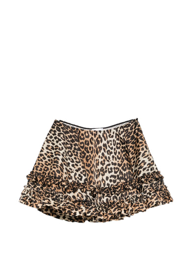 Leopard skirt