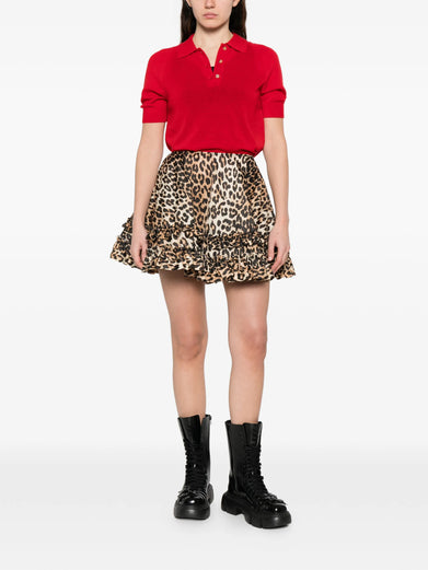 Leopard skirt