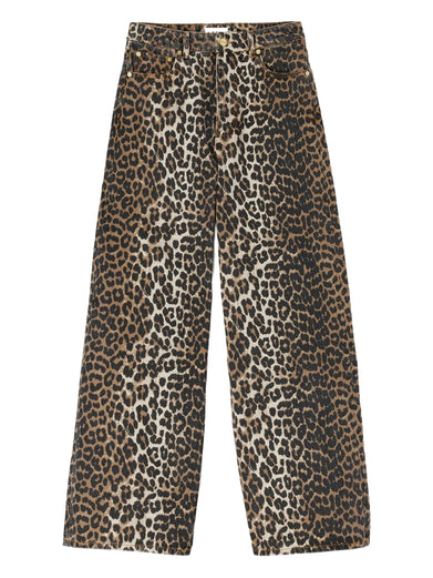 Lari leopard print jeans