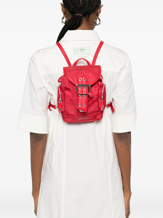 Mini nylon backpack