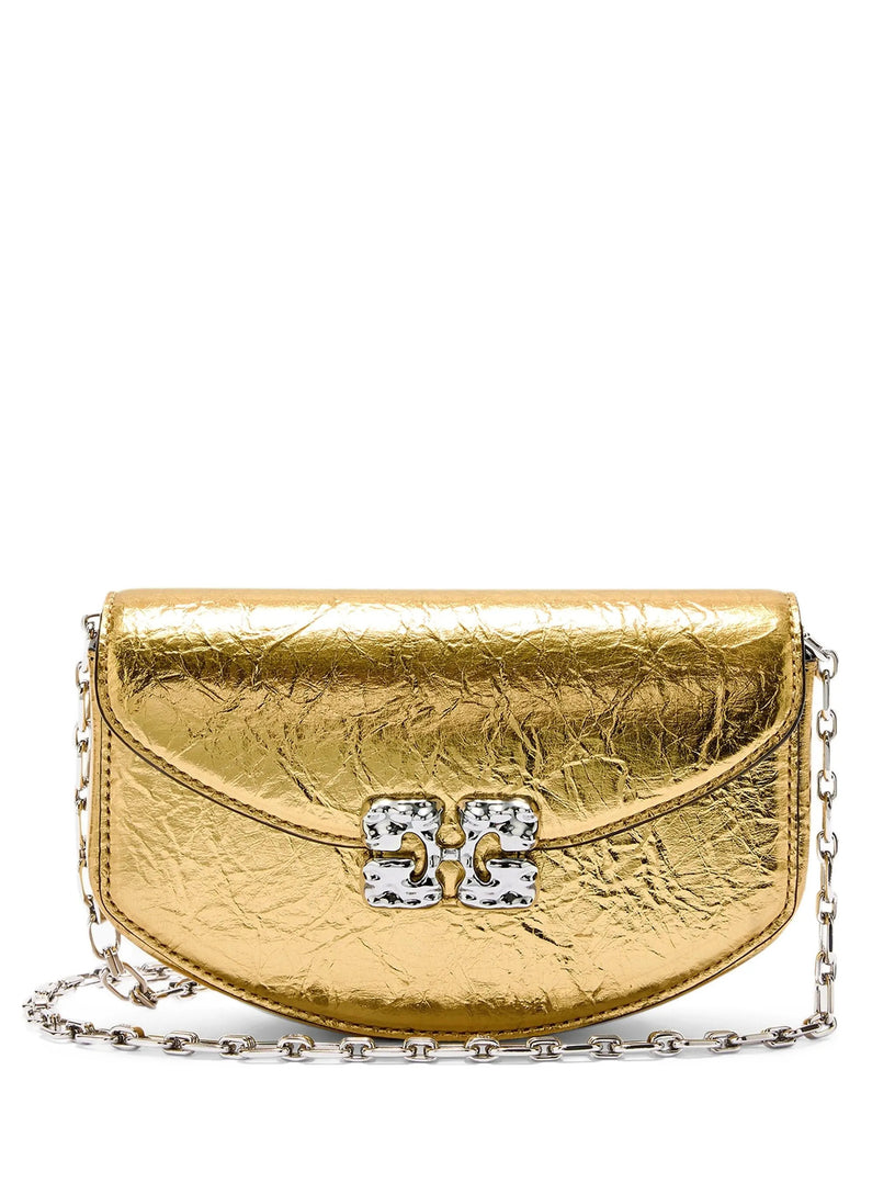Lulu wallet on chain in metallic