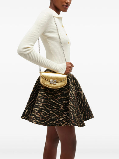 Lulu wallet on chain in metallic