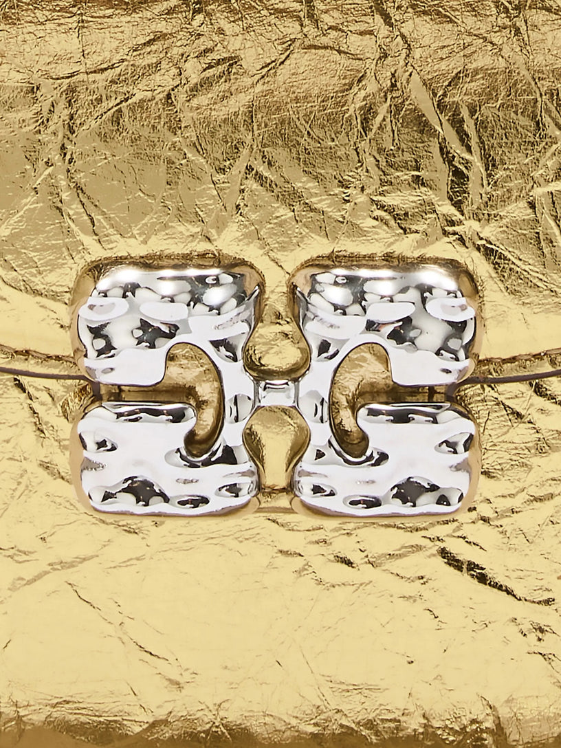 Lulu wallet on chain in metallic