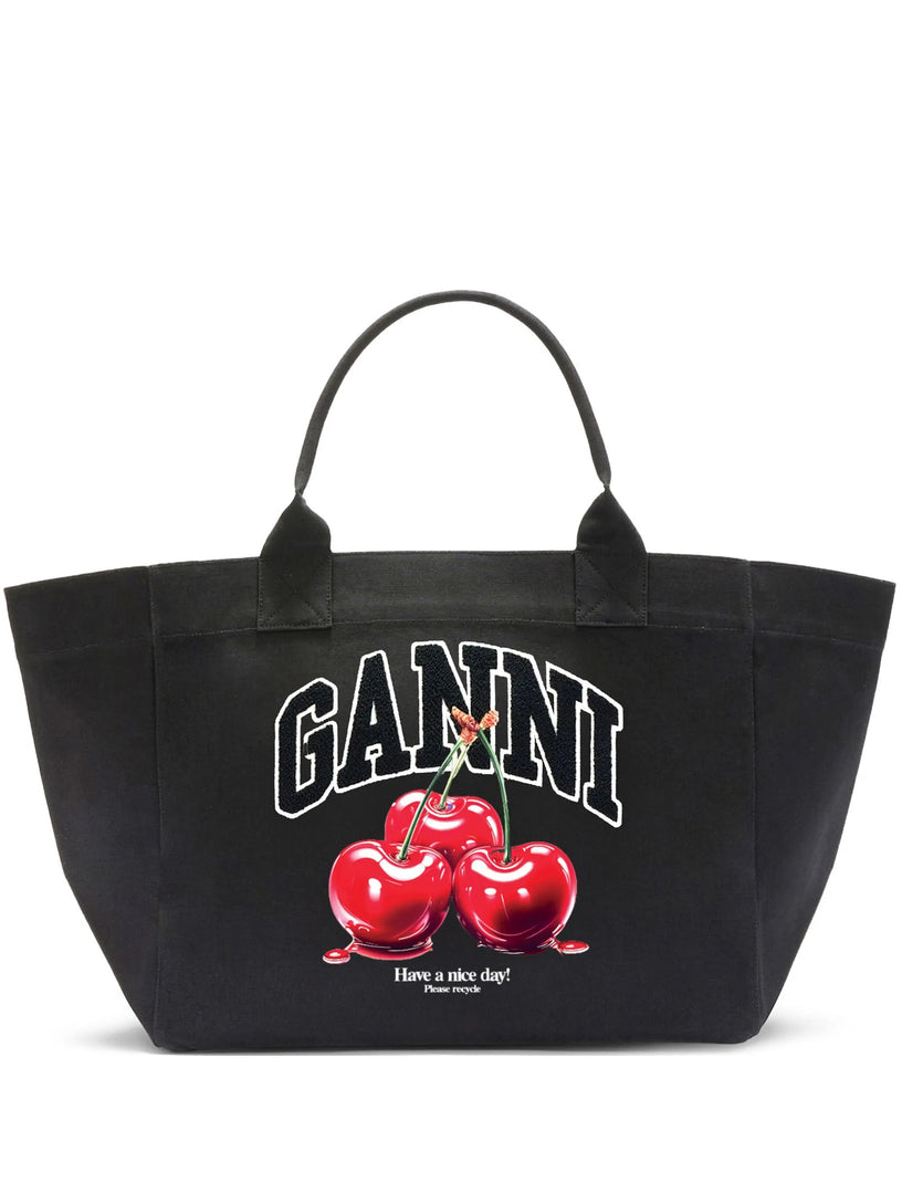XXL Black Cherry Tote Bag
