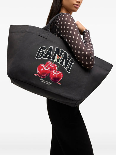 XXL Black Cherry Tote Bag