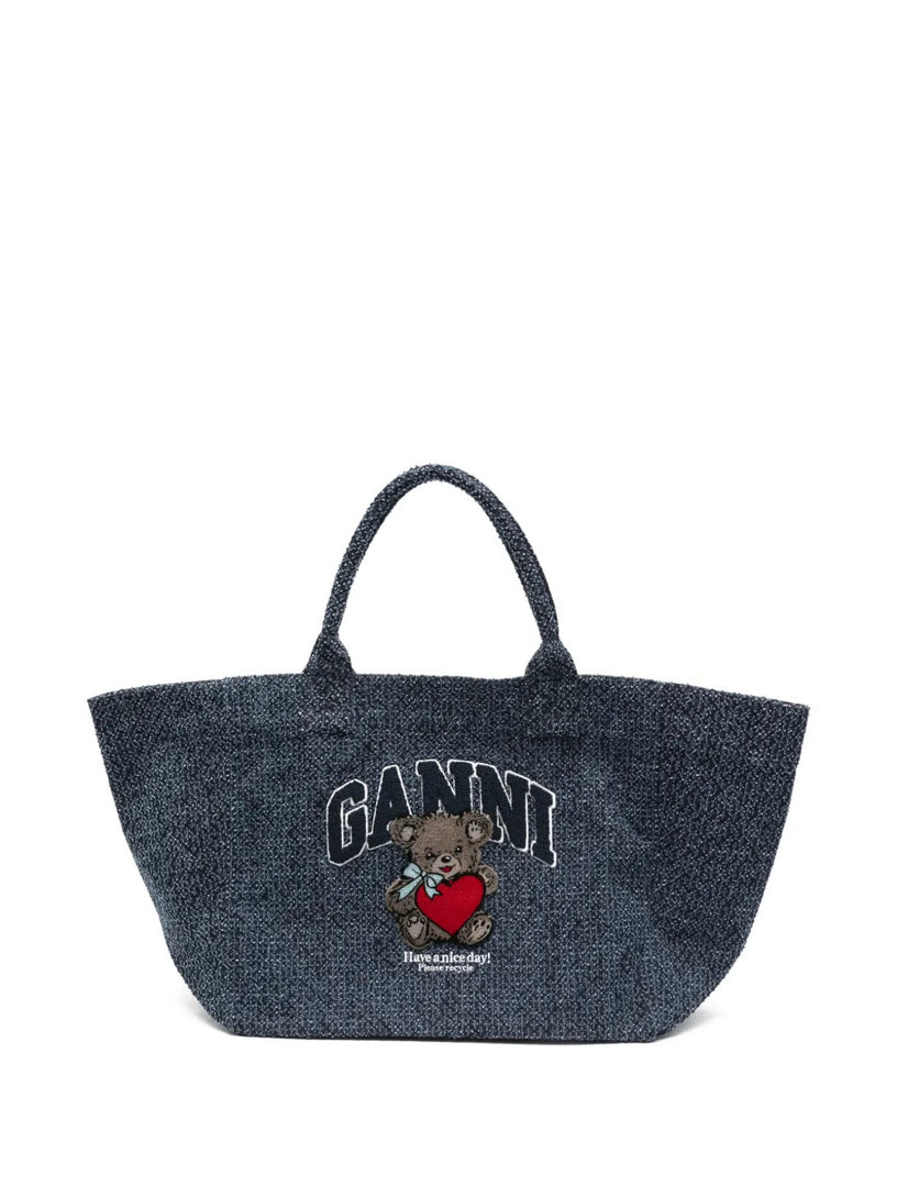 Denim tote bag