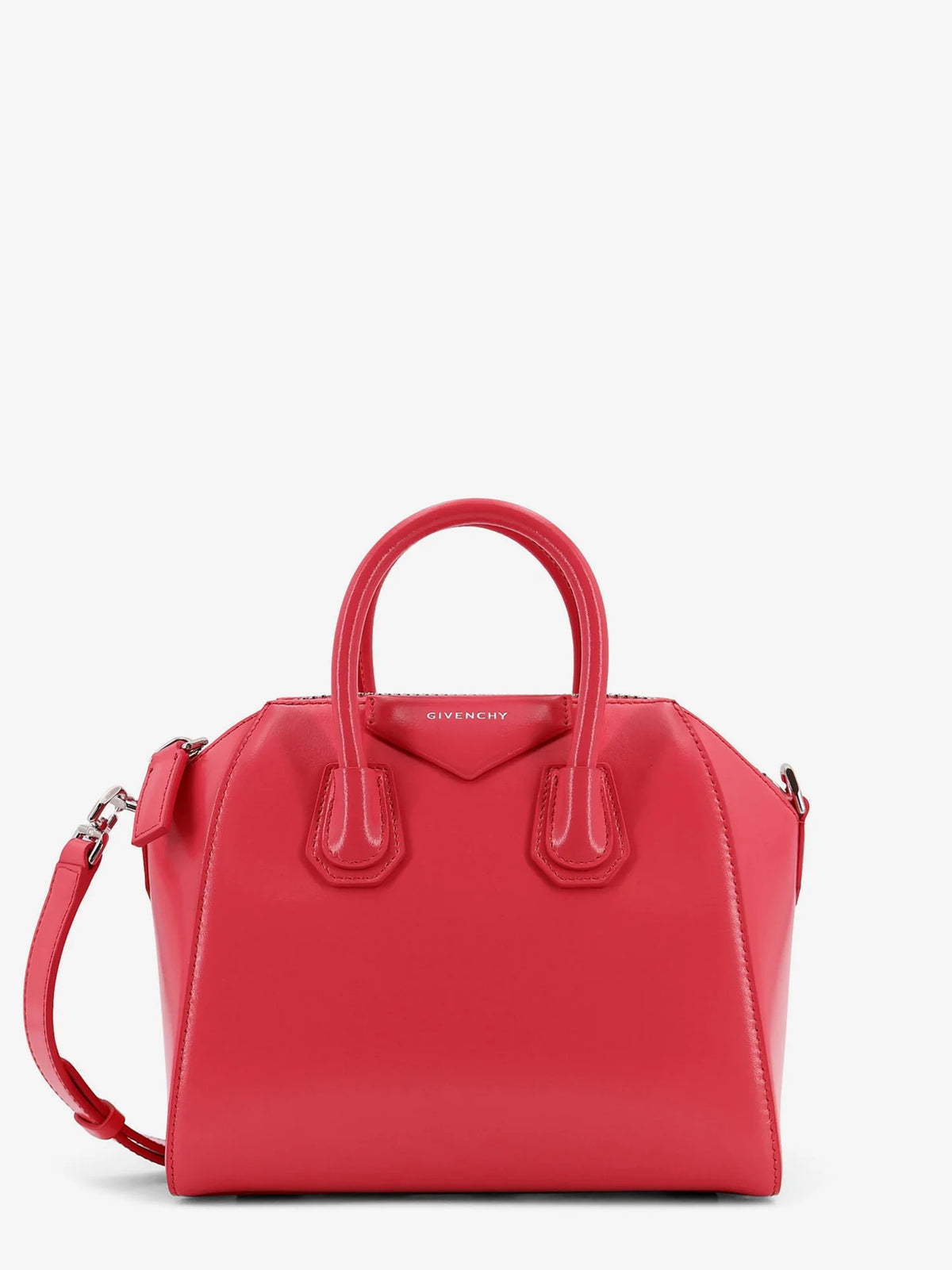 Mini Antigona bag in Box leather