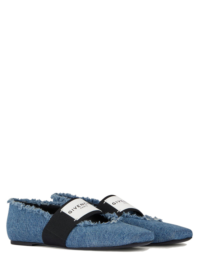Ballerine Sliced Square in denim