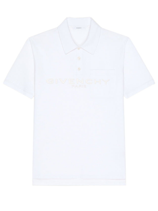 Polo with GIVENCHY Paris jacquard