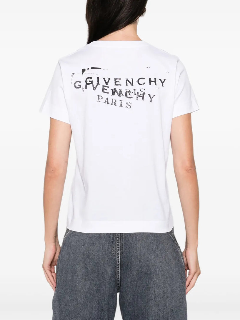 T-shirt with GIVENCHY Stamp print
