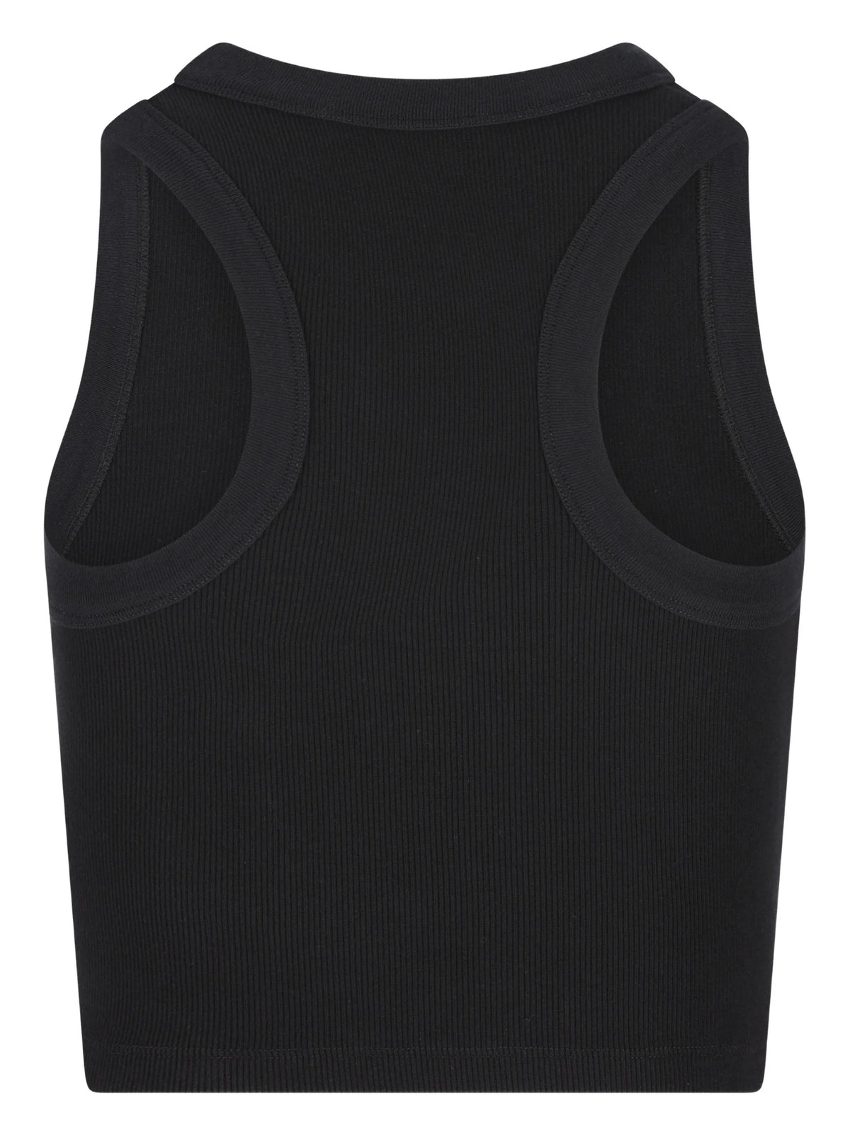 Cropped tank top in cotton with GIVENCHY Paris print