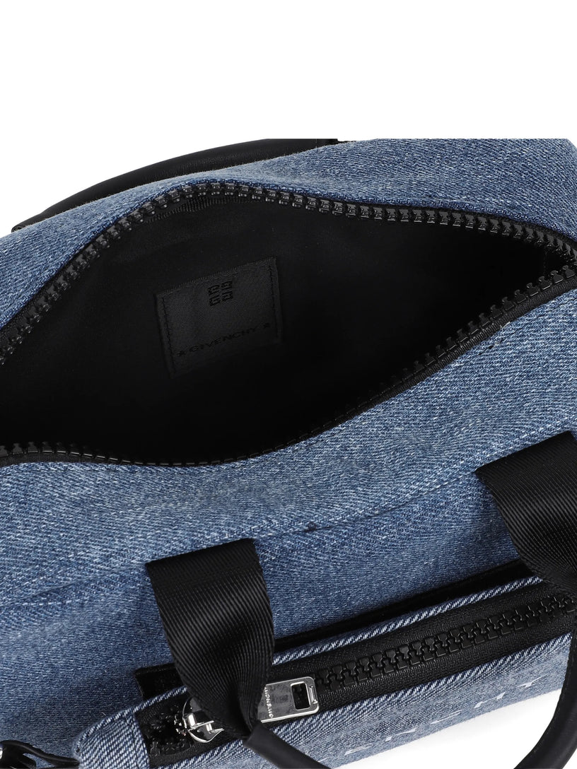 Denim shoulder bag