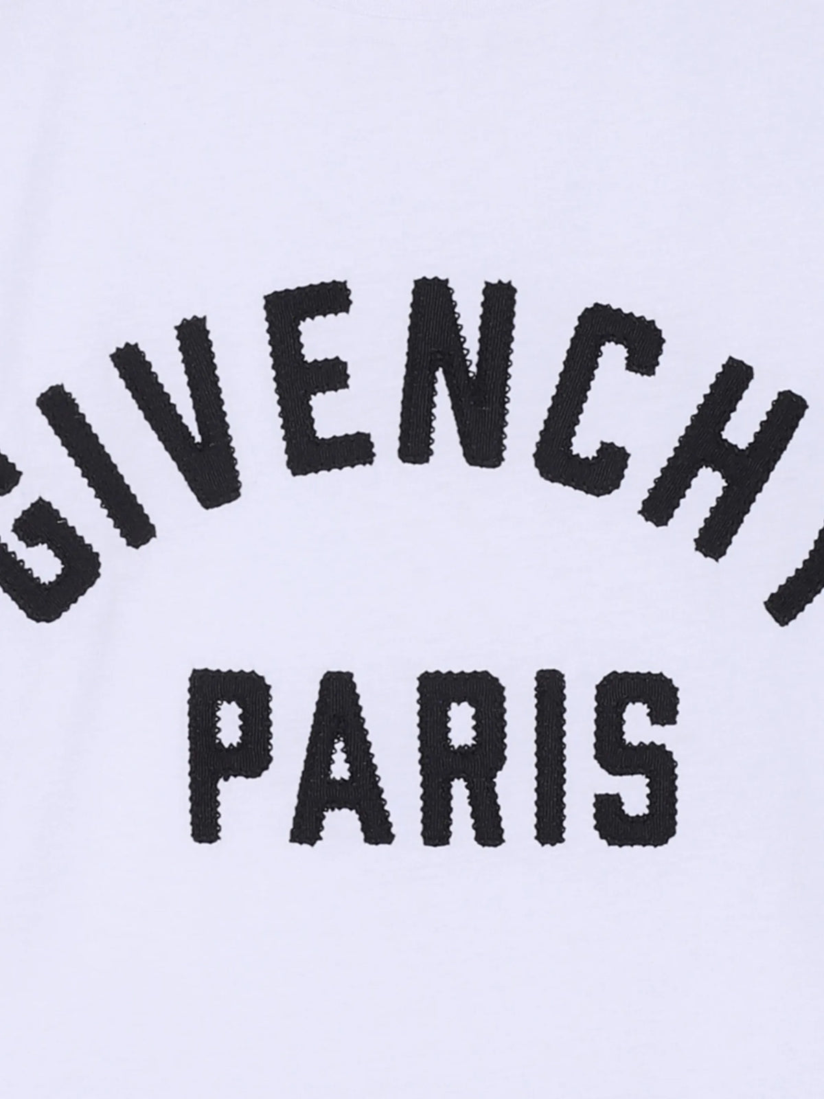 T-shirt with Givenchy Paris embroidery