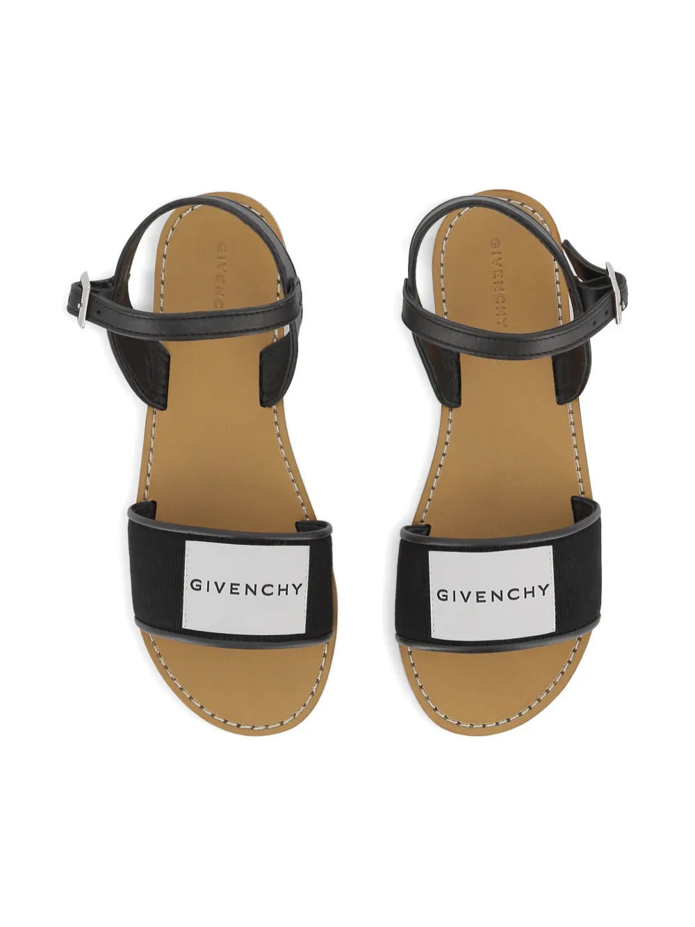 Logo strap sandals