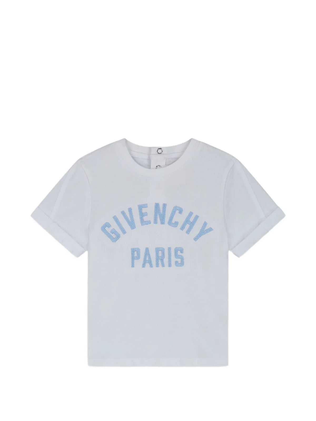T-shirt with embroidered logo