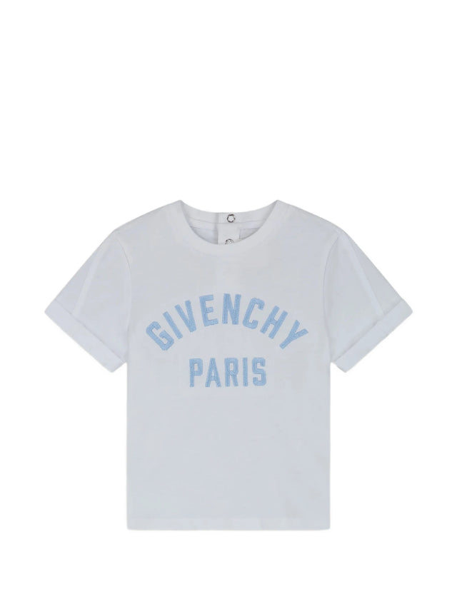 T-shirt with embroidered logo