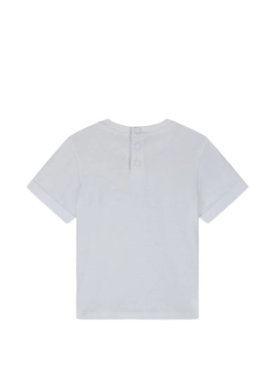 T-shirt with embroidered logo