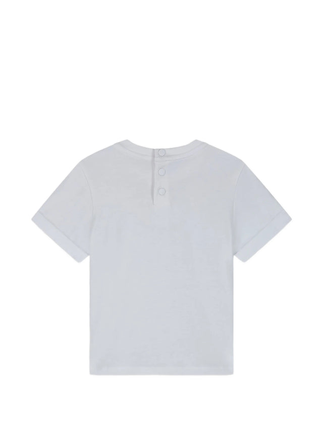 T-shirt with embroidered logo