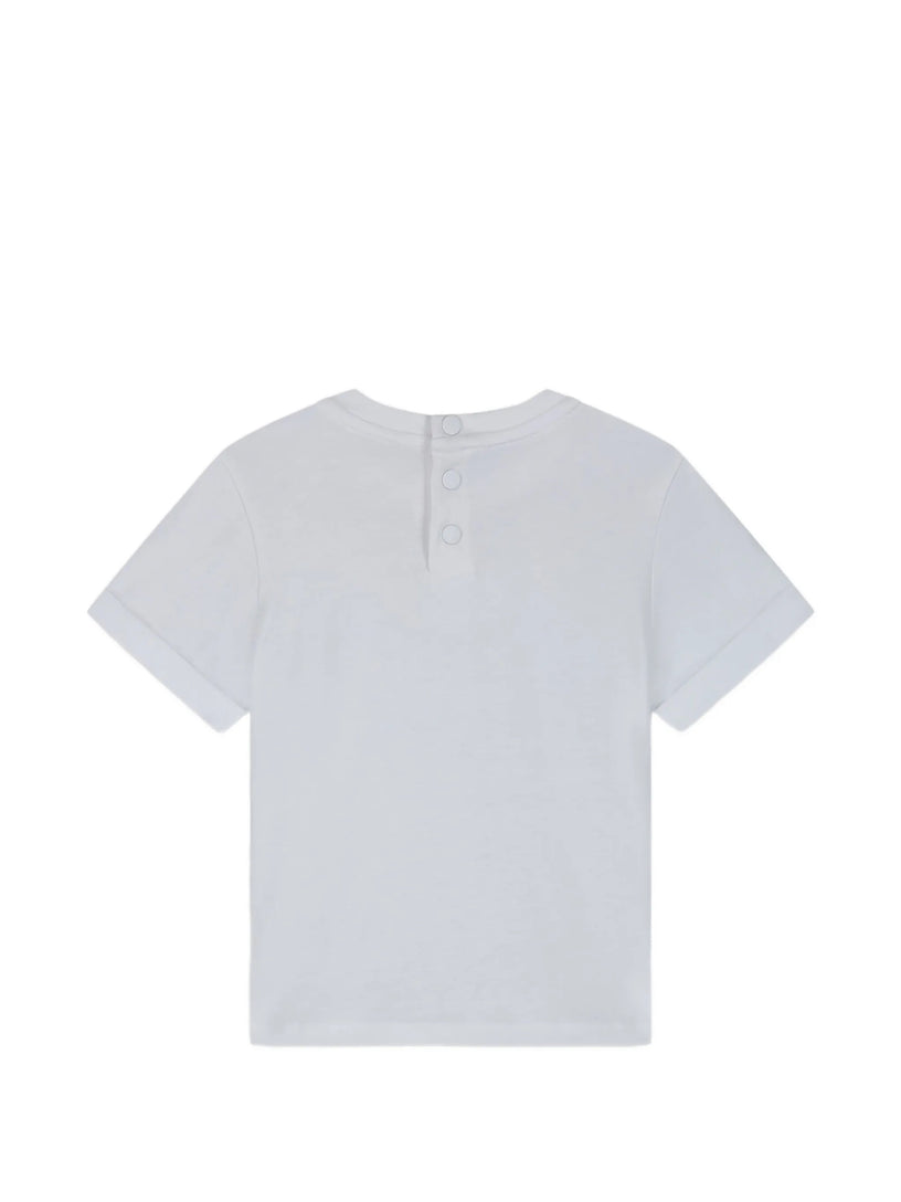 T-shirt with embroidered logo