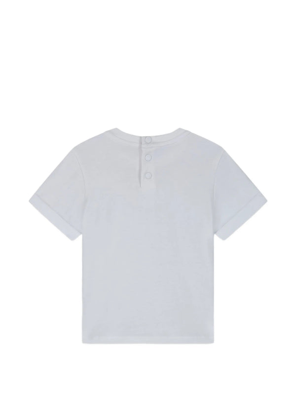 T-shirt with embroidered logo