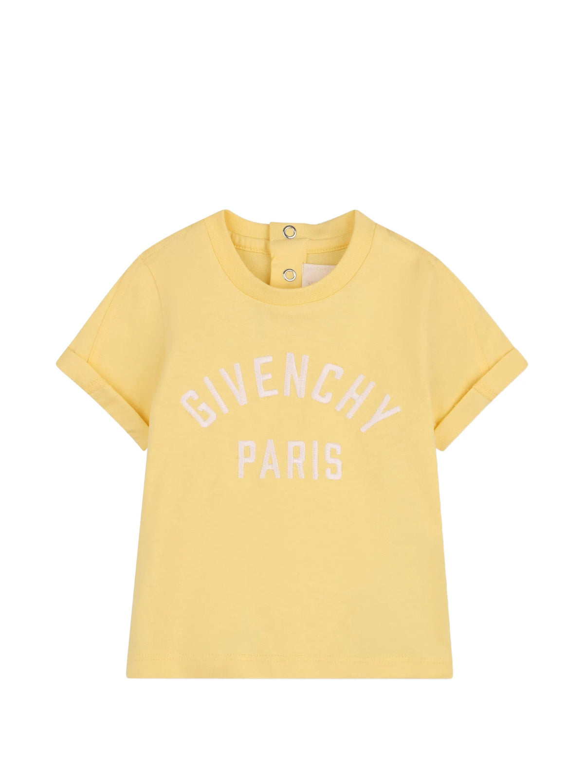 T-shirt with embroidered logo