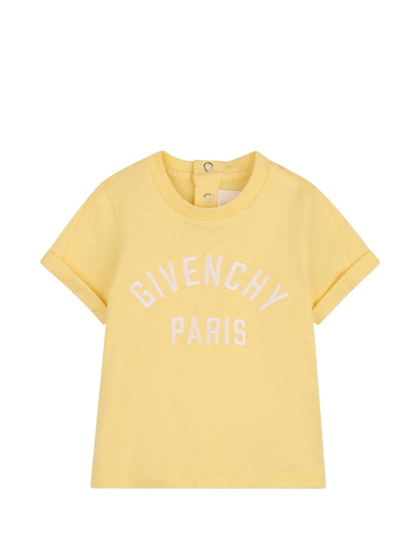 T-shirt with embroidered logo