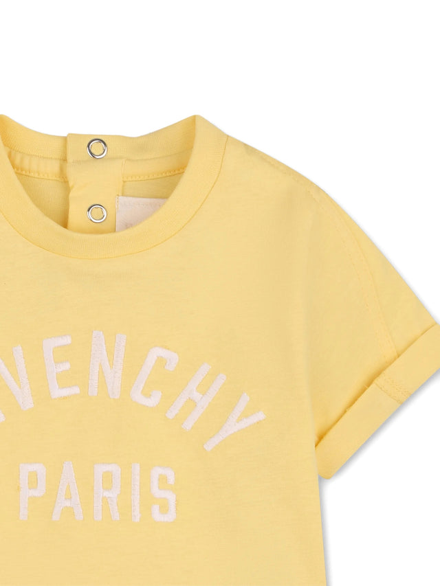 T-shirt with embroidered logo