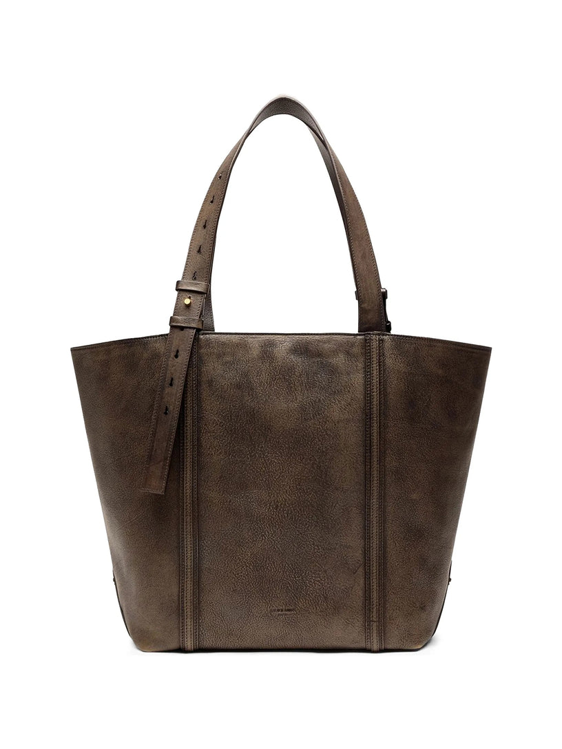 24/7 East West Bag in distressed leather