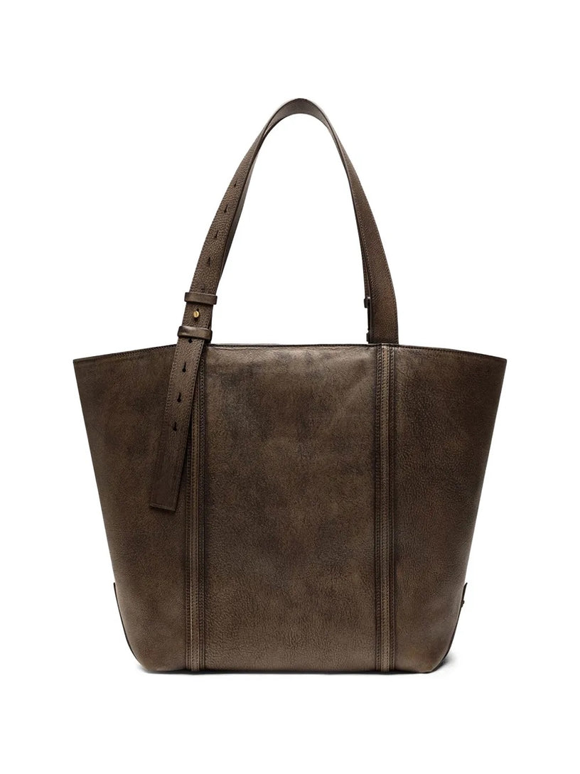 24/7 East West Bag in distressed leather
