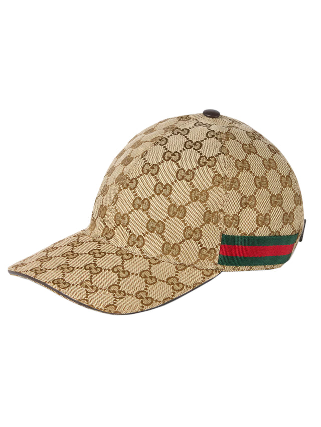 GG fabric baseball cap with Web