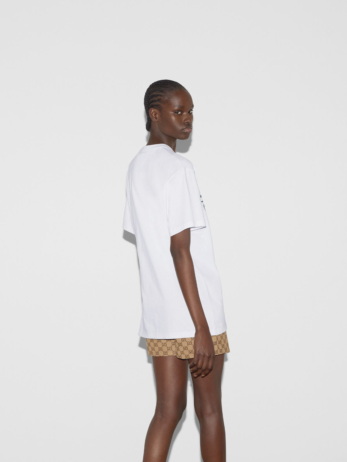 Printed cotton jersey T-shirt