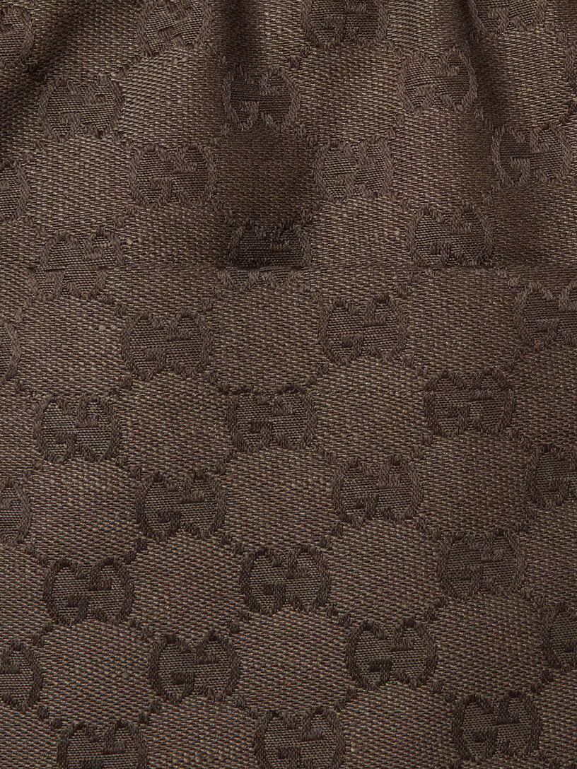 GG linen blend shorts